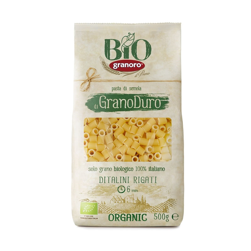 Pâtes biologiques d'Italie, vendue à l'unité ou