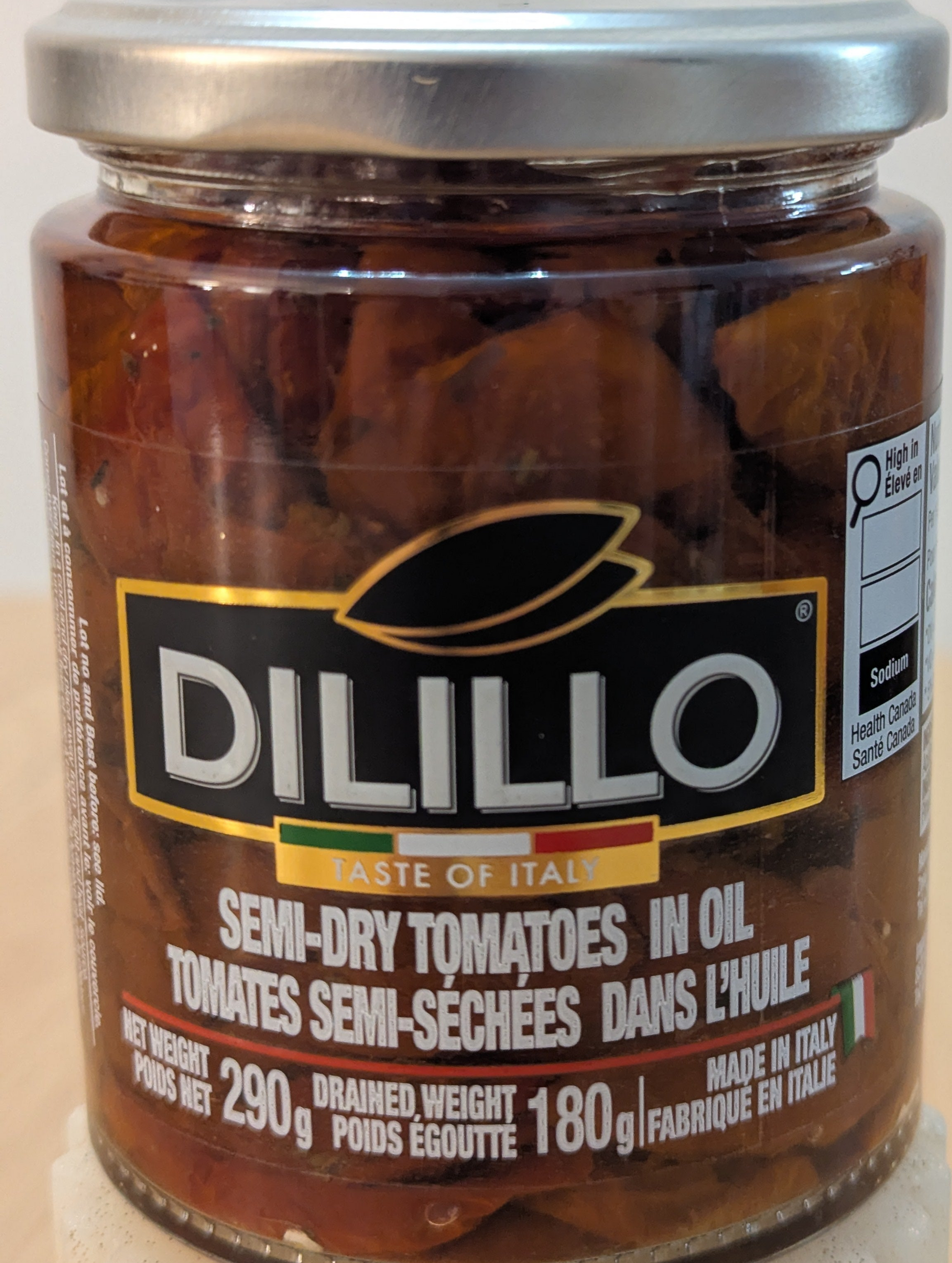 Tomate semi séchées 290 gr