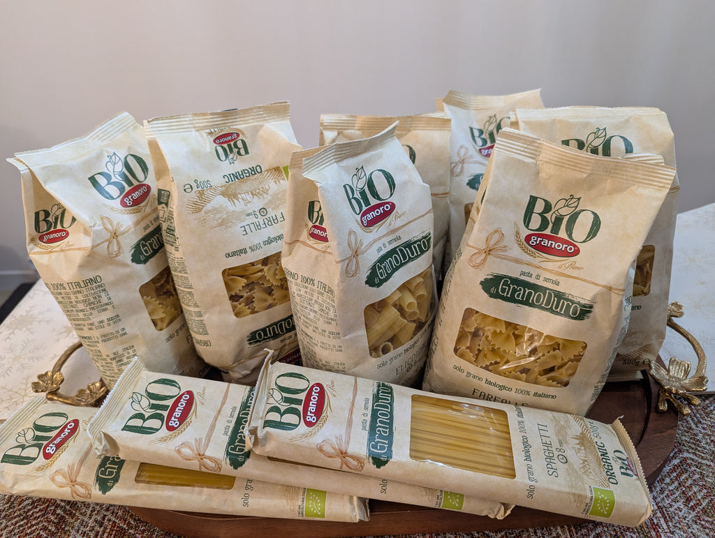 Lot découverte de PÂTES BIOLOGIQUES au blé dur (ITALIE) 4.5KG