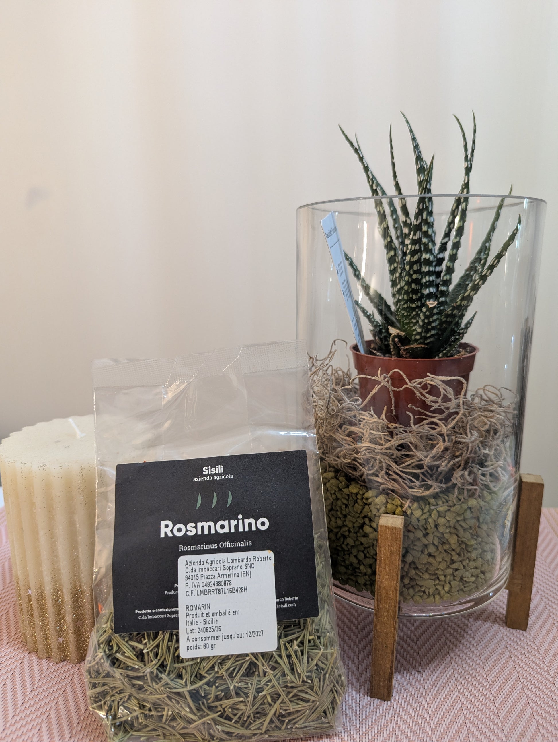 Herbes aromatiques BIOLOGIQUES de Sicile - ROMARIN 80 gr