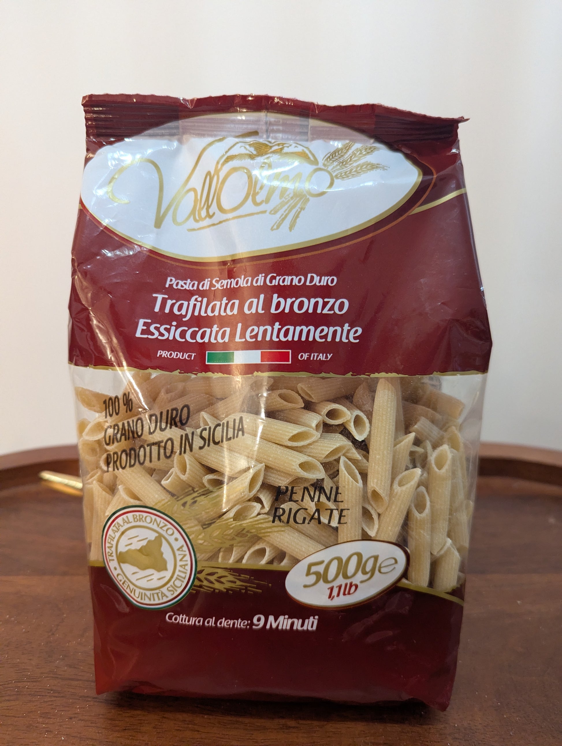 Pâtes de Sicile - Penne rigate - rigatoni - casarecce - spaghetti - linguine (au choix)